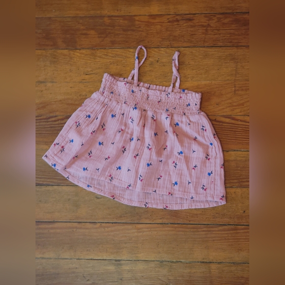 Smocked floral print top 18-24 month - Picture 3 of 3